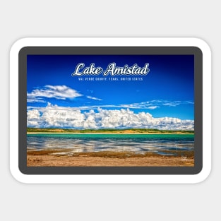 Lake Amistad Texas Sticker